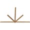 Ekena Millwork Kennewick Timber Gable Bracket, Western Red Cedar, 108"W x 72"H x 1 1/2"D x 3 1/2"F, 16/12 Pitch GBW108X72X0204KEN00SWR - alternate 4